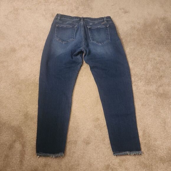 KanCan Women's Skinny Jeans w/ Distressed Hem on Legs Size 13/30 - Picture 7 of 10